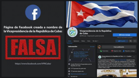 Clonato l’account Facebook della Vicepresidenza della Repubblica di Cuba