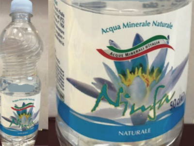 Penny Market richiama lotto "Acqua minerale naturale Ninfa" per particelle in sospensione