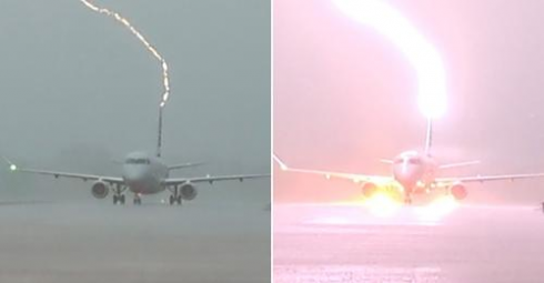 Arkansas, il video del momento in cui il fulmine colpisce l'aereo dell'American Eagle con i passeggeri a bordo