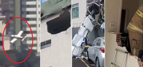 Aereo da turismo si schianta su un palazzo subito dopo il decollo a Belo Horizonte, in Brasile: tre morti