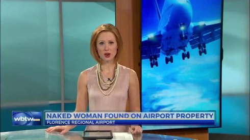 Nuda davanti ai passeggeri, aeroporto del South Carolina chiuso