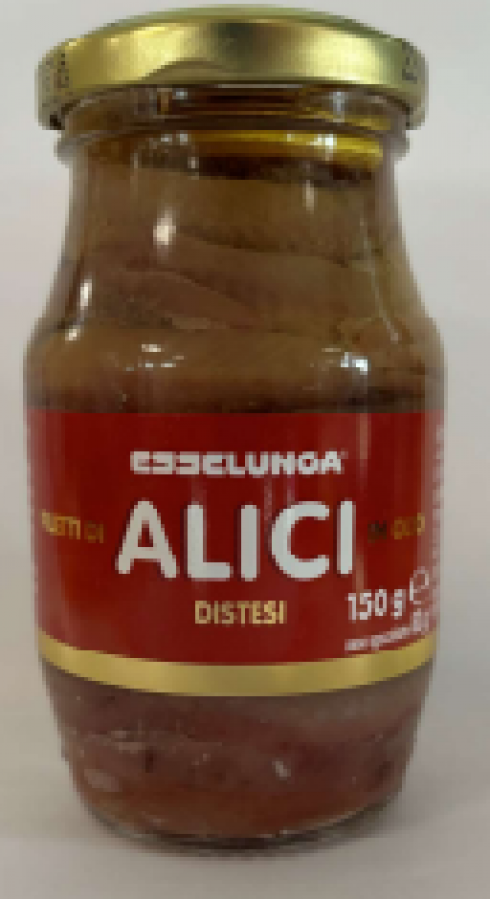 Filetti di alici in olio richiamati per possibile presenza di istamina oltre i limiti consentiti