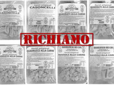 Allergene non dichiarato: ministero della Salute segnala richiamo ravioli, casoncelli e altra pasta fresca