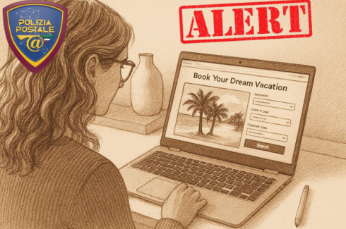 Allerta in rete della Polizia Postale per i falsi siti di agenzie di viaggio!
