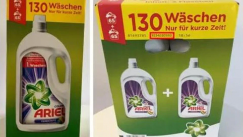 Procter & Gamble richiama il "detergente liquido Ariel Color" venduto nelle filiali Lidl per rischio microbiologico