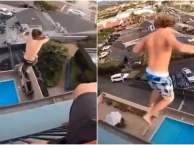 Balconing, ovvero saltare dal balcone, una moda rischiosa e proibita in cui gli ospiti degli hotel si tuffano dai balconi in piscina