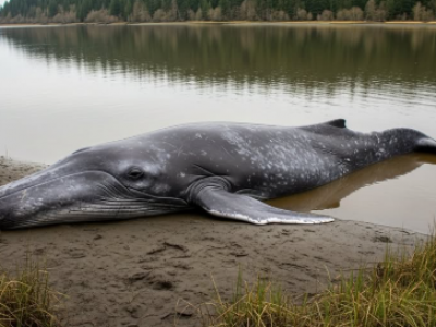 Una balena grigia muore dopo aver risalito per 32 chilometri il fiume Washington &ndash; Il video