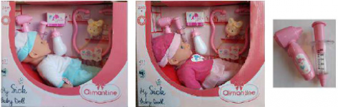 Carrefour ritira BAMBOLA SET DOTTORE MY SICK BABY DOLL: "Rischio soffocamento".