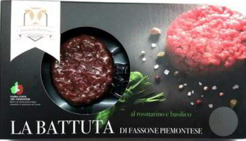 Richiamo per carne cruda alla piemontese con escheria coli produttore di Shigatossine.