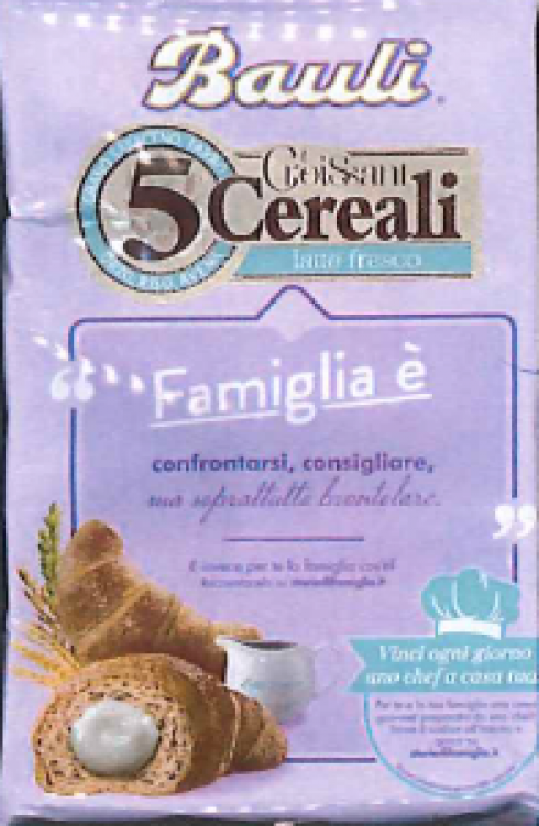 Salmonella spp nei croissant Bauli, Ministero segnala richiamo lotto di croissant con crema al latte per rischio microbiologico  