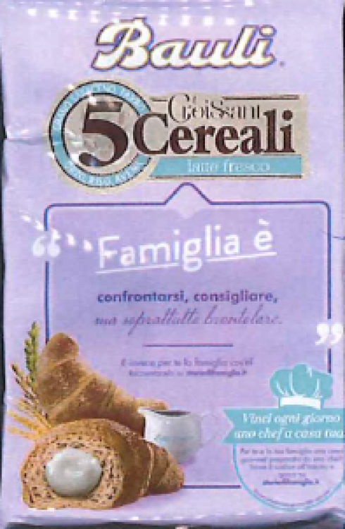 Salmonella spp nei croissant Bauli, Ministero segnala richiamo lotto di croissant con crema al latte per rischio microbiologico