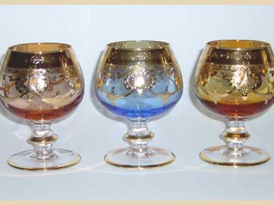 bicchieri di vetro di Murano