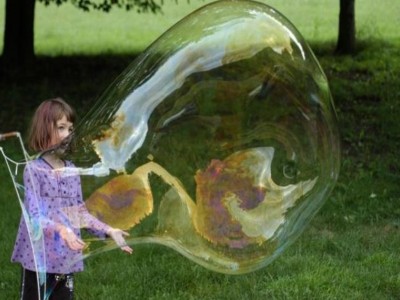 bolla di sapone gigante