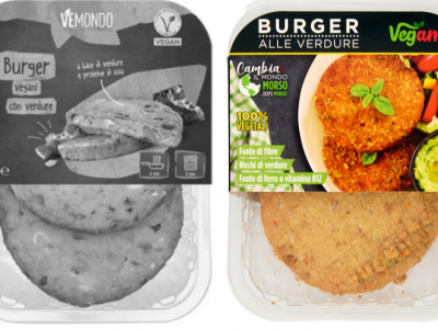 Corpi estranei nel prodotto, richiamati dalla vendita due tipologie di burger vegetali