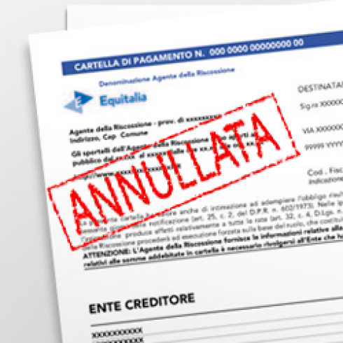Cartella esattoriale da settecento euro per una multa non pagata, ma era stata annullata dal giudice di pace sei anni prima