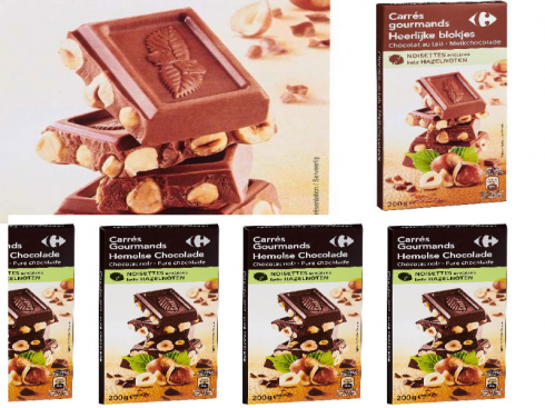 Cioccolato a marchio CARREFOUR richiamato per possibili corpi estranei