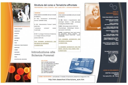 corso scienze forensi