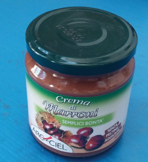 Ministero Salute segnala ritiro dai supermercati di un lotto di “CREMA DI MARRONI” a marchio ARC EN CIEL per possibile presenza di corpo estraneo