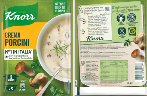 Rischio fisico, Knorr richiama anche un lotto della sua crema di porcini