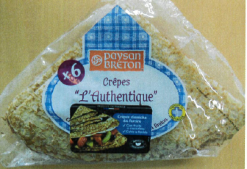 Allergeni non dichiarati nelle crepes confezionate.
