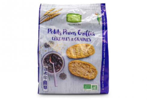NaturaSì richiama i crostini ai cereali e semi bio Petits Pains Grillés.