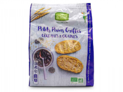 NaturaSì richiama i crostini ai cereali e semi bio Petits Pains Grillés. 