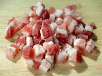 cubetti di pancetta