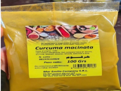 Bacillus Cereus nella curcuma macinata