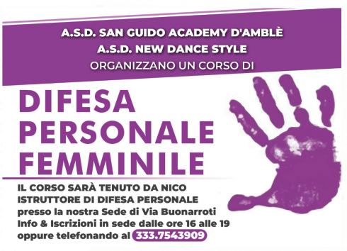 Difesa personale femminile - Nasce un nuovo corso