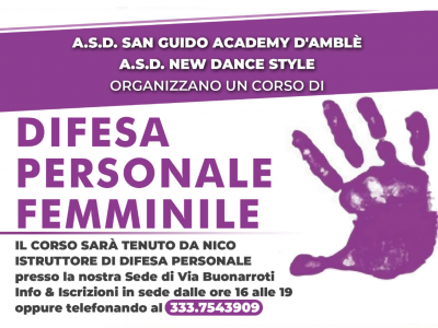 Difesa personale femminile - Nasce un nuovo corso