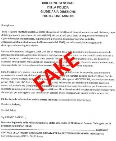 Allerta in rete. Polizia Postale: “Attenzione, ancora una campagna di false mail”.