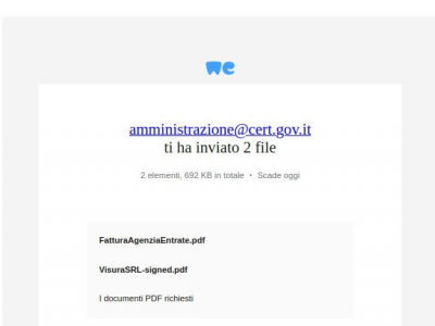 Allerta in rete dell’Agenzia delle Entrate: attenzione alle false comunicazioni e-mail finalizzate al furto di credenziali!