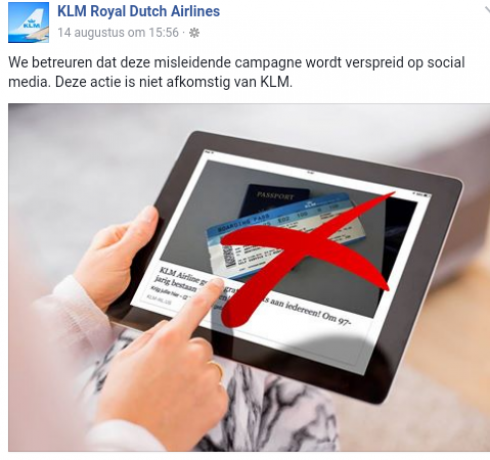 Allarme dal sito web Hoax-Slayer: torna la truffa globale su Facebook dei falsi biglietti aerei gratuiti.