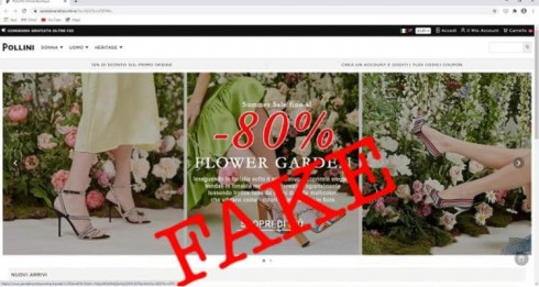 Nuove truffe telematiche: falso sito online del marchio Pollini. 