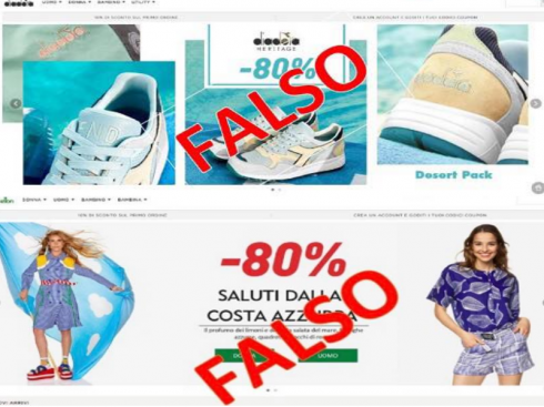 Nuove truffe telematiche: falsi siti online dei marchi Diadora e Benetton. 