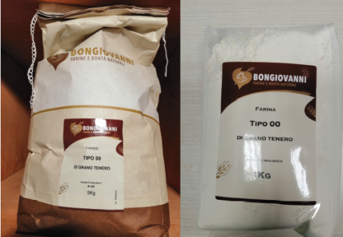 Allergene non dichiarato, Ministero della salute segnala richiamo farina di grano tenero tipo 00 bio ‘Bongiovanni s.r.l.