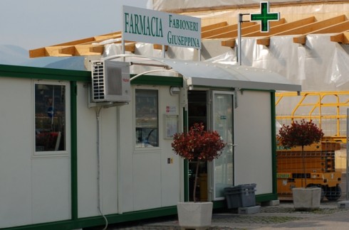 farmacia nel container