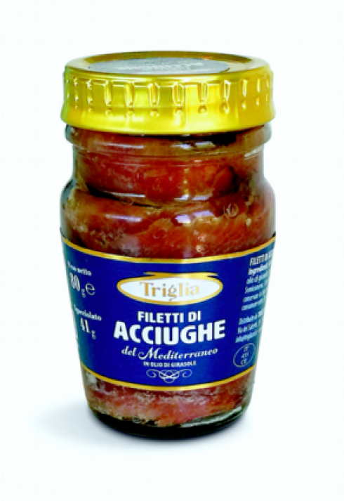 Filetti di acciughe del Mediterraneo richiamati dai supermercati Coop per possibile presenza frammenti di vetro.