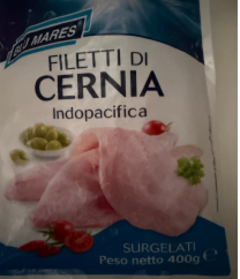 Frammenti di plastica rossa nel prodotto, richiamati dalla vendita filetti di cernia indopacifica surgelati