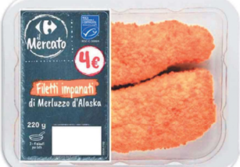 Filetti impanati di merluzzo d’Alaska richiamati per possibile presenza di Listeria monocytogenes