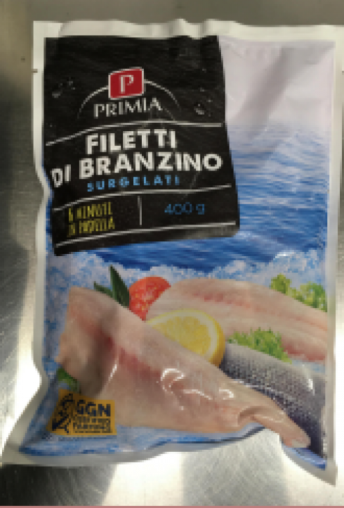 Corpi estranei nel prodotto, richiamati dalla vendita filetti di branzino surgelati Primia