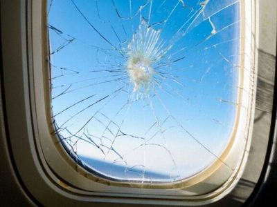 Volo Air Horizont da Djerba a Milano Malpensa, finestrino della cabina rotto 