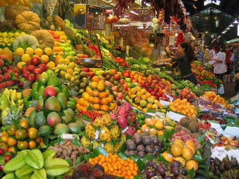 frutta e verdura mercato