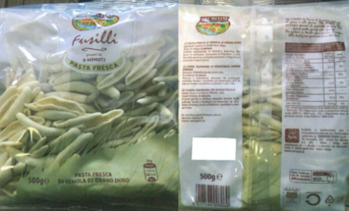Allergene non dichiarato, Ministero della salute segnala richiamo pasta fresca Tre Mulini per possibile presenza di soia non dichiarata in etichetta.