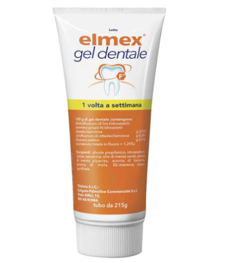 Aifa segnala richiamo lotto gel dentale Colgate-Palmolive