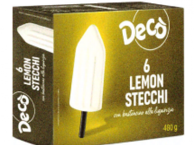 Avviso per i celiaci: 6 Lemon Stecchi con bastoncino alla liquirizia senza glutine Decò ritirati per errore di etichettatura