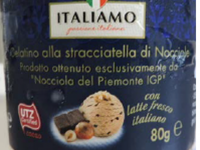 Lidl richiama gelatino alla stracciatella di nocciole Italiamo: FRUTTA A GUSCIO (allergene) non dichiarata in etichetta