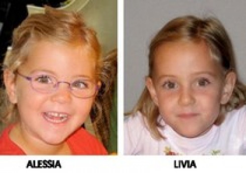 foto delle gemelle Alessia e Livia Schepp