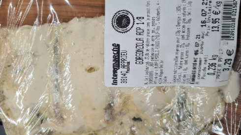 Francia, Gorgonzola italiano richiamato per la presenza di listeria. 