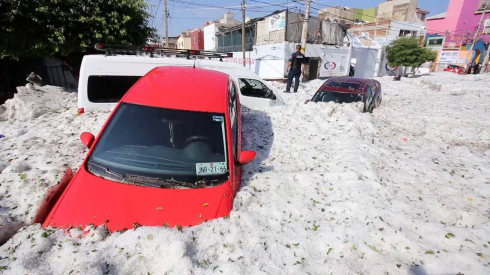 Ambiente: grandinata di portata eccezionale a Guadalajara